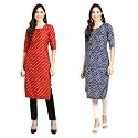 Pinkmint Designer Woman39s Crepe Multicolored Straight Kurta