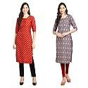 Pinkmint Designer Woman39s Crepe Multicolored Straight Kurta