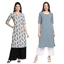 Pinkmint Designer Woman39s Crepe Multicolored Straight Kurta