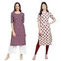 Pinkmint Designer Woman39s Crepe Multicolored Straight Kurta