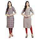 Pinkmint Designer Woman39s Crepe Multicolored Straight Kurta