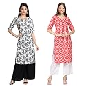 Pinkmint Designer Woman39s Crepe Multicolored Straight Kurta