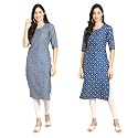 Pinkmint Designer Woman39s Crepe Multicolored Straight Kurta