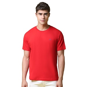 Pinkmint Mens Cotton Blend T-Shirt ll Soild