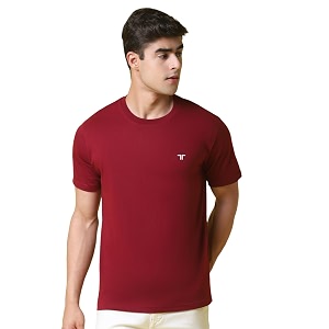 Pinkmint Mens Cotton Blend T-Shirt ll Soild