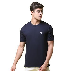 Pinkmint Mens Cotton Blend T-Shirt ll Soild