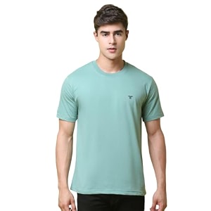 Pinkmint Mens Cotton Blend T-Shirt ll Soild