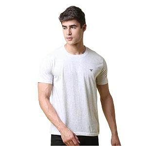 Pinkmint Mens Cotton Blend T-Shirt ll Soild