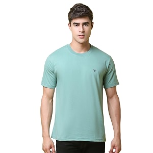 Pinkmint Mens Cotton Blend T-Shirt ll Soild