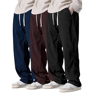 Pinkmint Mens Poly Lycra Ribbed Relaxed Fit