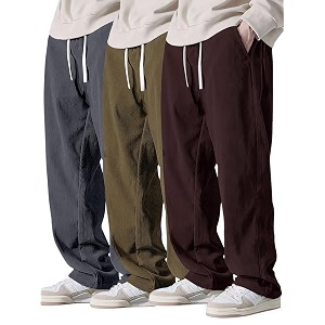 Pinkmint Mens Poly Lycra Ribbed Relaxed Fit