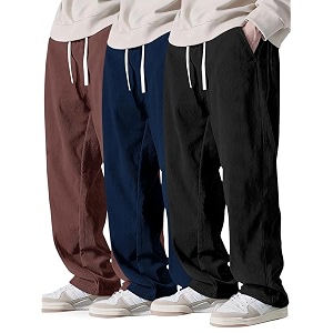 Pinkmint Mens Poly Lycra Ribbed Relaxed Fit