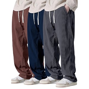 Pinkmint Mens Poly Lycra Ribbed Relaxed Fit