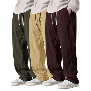 Pinkmint Mens Poly Lycra Ribbed Relaxed Fit