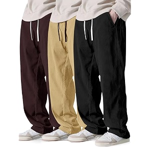 Pinkmint Mens Poly Lycra Ribbed Relaxed Fit