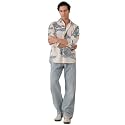 Pinkmint Men Printed Cotton Flex Shirt 