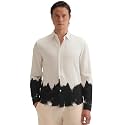 Pinkmint Men Printed Cotton Flex Shirt 