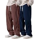 Pinkmint Mens Poly-Lycra Loose Fit Trousers Korean-Style