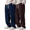 Pinkmint Mens Stretchable Ribbed Track Pants 