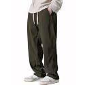 Pinkmint Mens Stretchable Ribbed Track Pants 