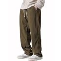 Pinkmint Mens Stretchable Ribbed Track Pants 