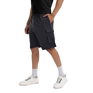 Pinkmint Mens Cotton Lycra Yoga Short Men