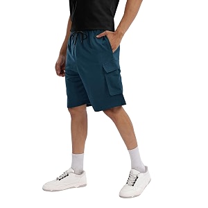 Pinkmint Mens Cotton Lycra Yoga Short Men