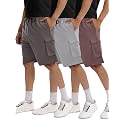 Pinkmint Mens Cotton Lycra Yoga Short Men