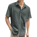 Pinkmint Popcorn Shirt for Men Soild Slim