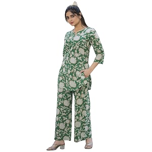 Pinkmint Printed Pure Cotton A Line Co