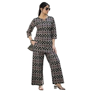 Pinkmint Printed Pure Cotton A Line Co
