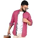 Pinkmint Shirt for Men Cotton Spread Collar