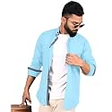 Pinkmint Shirt for Men Cotton Spread Collar