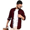 Pinkmint Shirt for Men Cotton Spread Collar