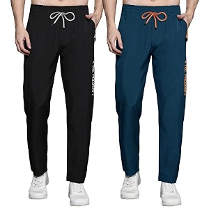 Pinkmint Track Pant for Men ll Soild