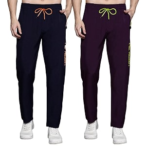 Pinkmint Track Pant for Men ll Soild