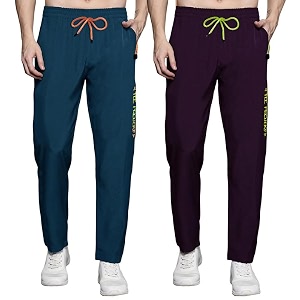 Pinkmint Track Pant for Men ll Soild