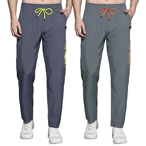 Pinkmint Track Pant for Men ll Soild