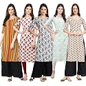Pinkmint Women39s Crepe Digital Print Straight Kurta