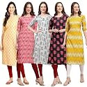 Pinkmint Women39s Crepe Digital Print Straight Kurta