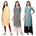 Pinkmint Women39s Crepe Digital Print Straight Kurta