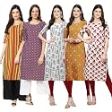 Pinkmint Women39s Crepe Digital Print Straight Kurta