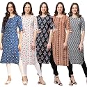 Pinkmint Women39s Crepe Regular Kurta