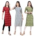 Pinkmint Women39s Crepe Digital Print Straight Kurta