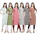 Pinkmint Women39s Crepe Digital Print Straight Kurta