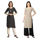Pinkmint Women39s Crepe Digital Print Straight Kurta