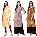 Pinkmint Women39s Crepe Digital Print Straight Kurta