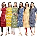 Pinkmint Women39s Crepe Digital Print Straight Kurta
