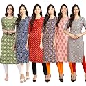 Pinkmint Women39s Crepe Digital Print Straight Kurta
