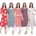 Pinkmint Women39s Crepe Regular Kurta
